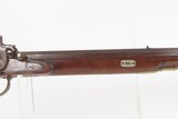 Mid-1800s Antique AMERICAN Half Stock Percussion HOMESTEAD/HUNTING Rifle
GAME GETTING .50 Caliber Rifle with ASHMORE LOCK - 5 of 25