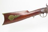 Mid-1800s Antique AMERICAN Half Stock Percussion HOMESTEAD/HUNTING Rifle
GAME GETTING .50 Caliber Rifle with ASHMORE LOCK - 6 of 25