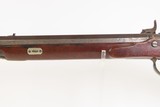 Mid-1800s Antique AMERICAN Half Stock Percussion HOMESTEAD/HUNTING Rifle
GAME GETTING .50 Caliber Rifle with ASHMORE LOCK - 22 of 25