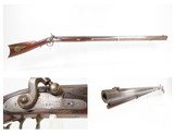 Mid-1800s Antique AMERICAN Half Stock Percussion HOMESTEAD/HUNTING Rifle
GAME GETTING .50 Caliber Rifle with ASHMORE LOCK - 1 of 25
