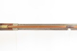 Mid-1800s Antique AMERICAN Half Stock Percussion HOMESTEAD/HUNTING Rifle
GAME GETTING .50 Caliber Rifle with ASHMORE LOCK - 10 of 25