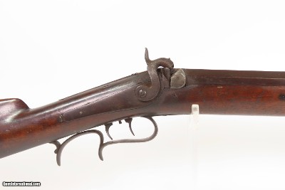Antique W.L. HUDSON Back Action CINCINNATI .48 Percussion HOMESTEAD RifleANTEBELLUM Game Getting Rifle by WELSH GUNMAKER - Image 5 of 24