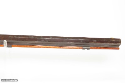 Antique W.L. HUDSON Back Action CINCINNATI .48 Percussion HOMESTEAD RifleANTEBELLUM Game Getting Rifle by WELSH GUNMAKER - Image 3 of 24