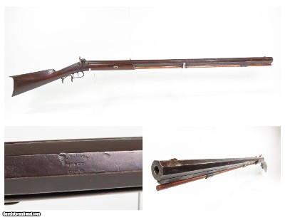 Antique W.L. HUDSON Back Action CINCINNATI .48 Percussion HOMESTEAD Rifle
ANTEBELLUM Game Getting Rifle by WELSH GUNMAKER