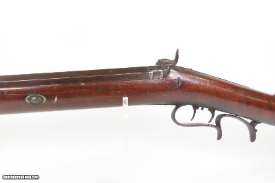 Antique W.L. HUDSON Back Action CINCINNATI .48 Percussion HOMESTEAD RifleANTEBELLUM Game Getting Rifle by WELSH GUNMAKER - Image 21 of 24