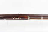 Mid-1800s Antique M. DICKSON Half Stock Percussion HOMESTEAD/HUNTING Rifle
ANTEBELLUM GAME GETTING Rifle w/SET TRIGGER - 4 of 23