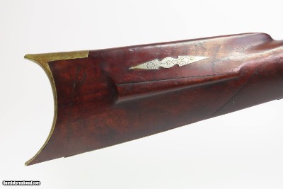 NEW YORK Antique J.H. RECTOR Half-Stock Percussion TARGET/SPORTING RifleMade Circa the 1850s with BULLET STARTER Included - Image 6 of 25