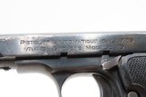 GERMAN OCCUPATION French M.A.B. Model “D” SEMI-AUTO Hammerless Pistol C&R
7.65mm Caliber Based on the Model 1910 FN BROWNING - 14 of 16