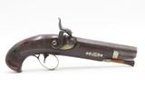 ENGRAVED/SILVER Mounted Antique DERRINGER Percussion Pistol KILLED LINCOLN
Period Copy of Henry Deringer’s Famous Pistol - 2 of 10