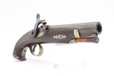 ENGRAVED/SILVER Mounted Antique DERRINGER Percussion Pistol KILLED LINCOLN
Period Copy of Henry Deringer’s Famous Pistol - 9 of 10