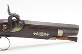 ENGRAVED/SILVER Mounted Antique DERRINGER Percussion Pistol KILLED LINCOLN
Period Copy of Henry Deringer’s Famous Pistol - 3 of 10