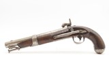 1830 Dated SCARCE Antique W.L. Evans U.S. NAVY Model 1826 CONVERSION Pistol - 13 of 19