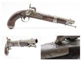 1830 Dated SCARCE Antique W.L. Evans U.S. NAVY Model 1826 CONVERSION Pistol - 1 of 19