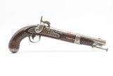 1830 Dated SCARCE Antique W.L. Evans U.S. NAVY Model 1826 CONVERSION Pistol - 2 of 19