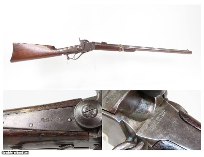 1st ARKANSAS Antique CIVIL WAR STARR ARMS Co Percussion SADDLE RING Carbine DESIREABLE Breech Loading UNION CAVALRY CARBINE