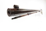 GREAT BARRINGTON, MASS. Antique GEORGE CROSBY LONG RIFLE Homestead Hunting
c1840s New England - 18 of 19