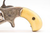 FACTORY ENGRAVED Antique MARLIN XX Standard M1873 Revolver ANTIQUE IVORIES
DESIREABLE .22 Caliber Pocket Revolver GREAT SHAPE - 4 of 15