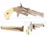 FACTORY ENGRAVED Antique MARLIN XX Standard M1873 Revolver ANTIQUE IVORIES
DESIREABLE .22 Caliber Pocket Revolver GREAT SHAPE - 12 of 15