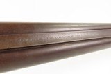 BRITISH Antique JOHN BLANCH & SON 12 Gauge Double Barrel Percussion SHOTGUN ENGRAVED Shotgun Likely Imported to the U.S. - 18 of 25