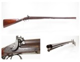 BRITISH Antique JOHN BLANCH & SON 12 Gauge Double Barrel Percussion SHOTGUN ENGRAVED Shotgun Likely Imported to the U.S. - 1 of 25