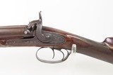 BRITISH Antique JOHN BLANCH & SON 12 Gauge Double Barrel Percussion SHOTGUN ENGRAVED Shotgun Likely Imported to the U.S. - 23 of 25