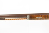 Antique Half-Stock .50 Cal. Percussion American LONG RIFLE Kentucky Style Long Rifle with “Partridge” Marked Lock - 18 of 22