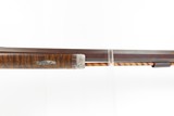 Antique Half-Stock .50 Cal. Percussion American LONG RIFLE Kentucky Style Long Rifle with “Partridge” Marked Lock - 4 of 22