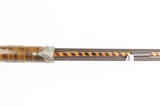 Antique Half-Stock .50 Cal. Percussion American LONG RIFLE Kentucky Style Long Rifle with “Partridge” Marked Lock - 9 of 22