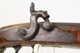 Antique Half-Stock .50 Cal. Percussion American LONG RIFLE Kentucky Style Long Rifle with “Partridge” Marked Lock - 7 of 22