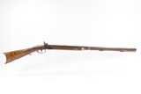 Antique Half-Stock .50 Cal. Percussion American LONG RIFLE Kentucky Style Long Rifle with “Partridge” Marked Lock - 2 of 22