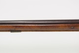 ENGRAVED Single Barrel FLINTLOCK 12 Gauge FOWLING PIECE w/LANE & REED Lock
NEW ENGLAND Gun w/BRASS FIXTURES & “76” on Butt - 23 of 25