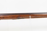 ENGRAVED Single Barrel FLINTLOCK 12 Gauge FOWLING PIECE w/LANE & REED Lock
NEW ENGLAND Gun w/BRASS FIXTURES & “76” on Butt - 5 of 25
