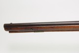 ENGRAVED Single Barrel FLINTLOCK 12 Gauge FOWLING PIECE w/LANE & REED Lock
NEW ENGLAND Gun w/BRASS FIXTURES & “76” on Butt - 22 of 25