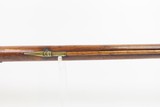 ENGRAVED Single Barrel FLINTLOCK 12 Gauge FOWLING PIECE w/LANE & REED Lock
NEW ENGLAND Gun w/BRASS FIXTURES & “76” on Butt - 11 of 25