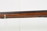 ENGRAVED Single Barrel FLINTLOCK 12 Gauge FOWLING PIECE w/LANE & REED Lock
NEW ENGLAND Gun w/BRASS FIXTURES & “76” on Butt - 24 of 25