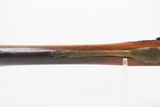 ENGRAVED Single Barrel FLINTLOCK 12 Gauge FOWLING PIECE w/LANE & REED Lock
NEW ENGLAND Gun w/BRASS FIXTURES & “76” on Butt - 13 of 25