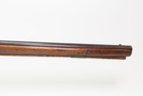 ENGRAVED Single Barrel FLINTLOCK 12 Gauge FOWLING PIECE w/LANE & REED Lock
NEW ENGLAND Gun w/BRASS FIXTURES & “76” on Butt - 3 of 25