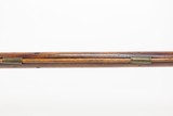 ENGRAVED Single Barrel FLINTLOCK 12 Gauge FOWLING PIECE w/LANE & REED Lock
NEW ENGLAND Gun w/BRASS FIXTURES & “76” on Butt - 10 of 25