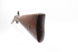 CIVIL WAR U.S. Mass. Arms SMITH PATENT Muzzle Loading Conversion Carbine
Gun Used into the WILD WEST with LEATHER SCABBARD - 19 of 19
