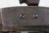 CIVIL WAR U.S. Mass. Arms SMITH PATENT Muzzle Loading Conversion Carbine
Gun Used into the WILD WEST with LEATHER SCABBARD - 17 of 19