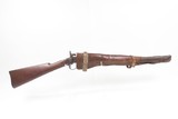 CIVIL WAR U.S. Mass. Arms SMITH PATENT Muzzle Loading Conversion Carbine
Gun Used into the WILD WEST with LEATHER SCABBARD - 2 of 19