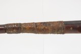 NATIVE AMERICAN Antique Half-Stock Perc. Conversion Musket TACK DECORATED BIRMINGHAM PROOFED & Period Converted from FLINT - 22 of 25