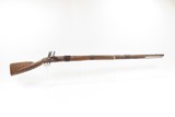 TACK DECORATED Antique NATIVE AMERICAN Flintlock Belgian TRADE MUSKET Early 19th Century with RAWHIDE BARREL BANDS - 2 of 25