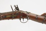 TACK DECORATED Antique NATIVE AMERICAN Flintlock Belgian TRADE MUSKET Early 19th Century with RAWHIDE BARREL BANDS - 23 of 25