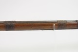 TACK DECORATED Antique NATIVE AMERICAN Flintlock Belgian TRADE MUSKET Early 19th Century with RAWHIDE BARREL BANDS - 4 of 25