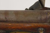 TACK DECORATED Antique NATIVE AMERICAN Flintlock Belgian TRADE MUSKET Early 19th Century with RAWHIDE BARREL BANDS - 25 of 25