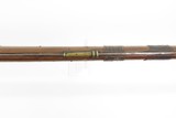 TACK DECORATED Antique NATIVE AMERICAN Flintlock Belgian TRADE MUSKET Early 19th Century with RAWHIDE BARREL BANDS - 9 of 25