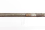 TACK DECORATED Antique NATIVE AMERICAN Flintlock Belgian TRADE MUSKET Early 19th Century with RAWHIDE BARREL BANDS - 14 of 25