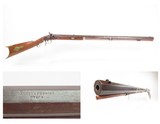 UTICA, NY Antique JAMES & FERRISS Long Rifle .40 Perc. Medium-Heavy Barrel
c1860s