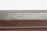 UTICA, NY Antique JAMES & FERRISS Long Rifle .40 Perc. Medium-Heavy Barrel
c1860s - 19 of 25